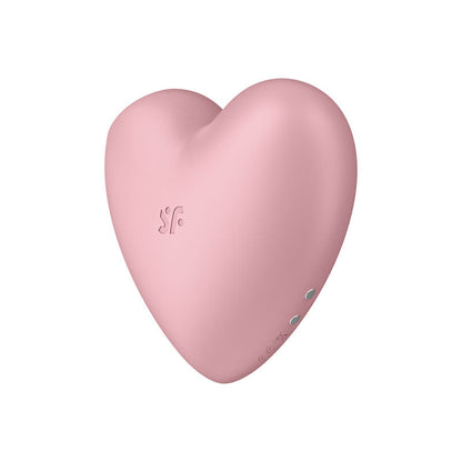 Satisfyer Cutie Heart - Light Pink - Light Pink USB Rechargeable Air Pulsation Stimulator with Vibration Satisfyer