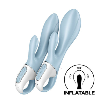 Satisfyer Air Pump Bunny 1 - Blue USB Rechargeable Inflatable Rabbit Vibrator Satisfyer