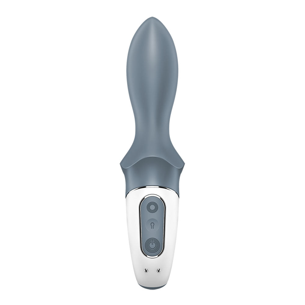 Satisfyer Air Pump Booty 1 - Grey USB Rechargeable Inflatable Anal Vibrator Satisfyer