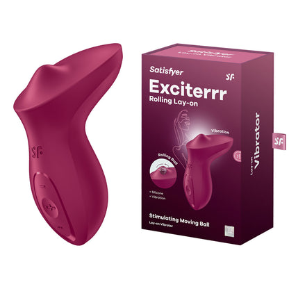 Satisfyer Exciterrr - Berry USB Rechargeable Stimulator Red - Club X