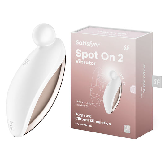 Satisfyer Spot On 2 - White USB Rechargeable Stimulator White - Club X