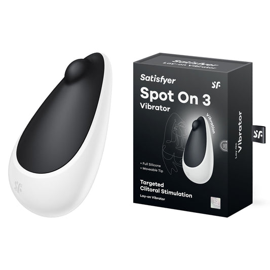 Satisfyer Spot On 3 - Black USB Rechargeable Stimulator Black - Club X