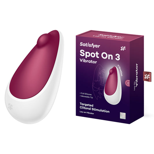 Satisfyer Spot On 3 - Berry USB Rechargeable Stimulator Purple - Club X