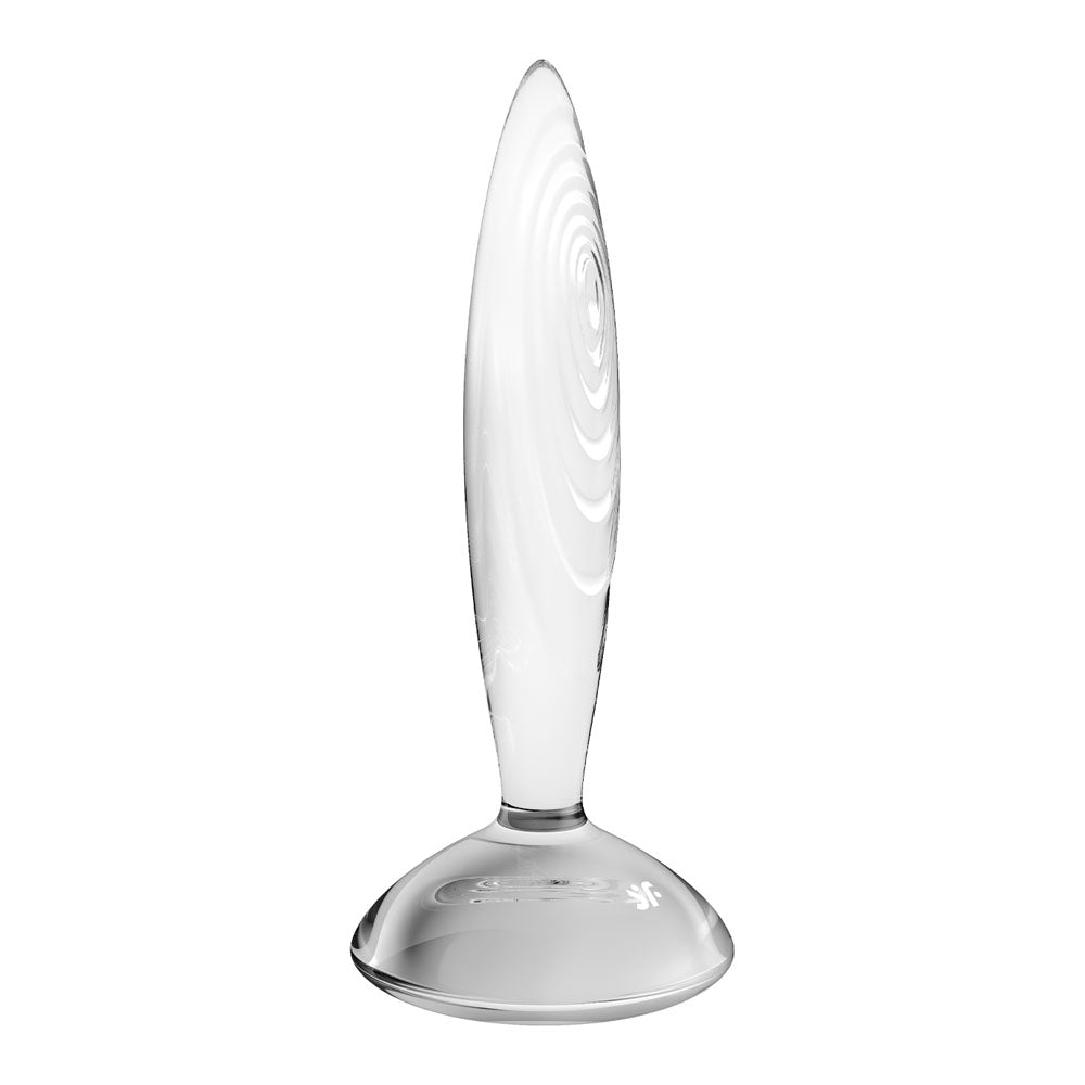 Satisfyer Sparkling Crystal - Clear Glass Butt Plug Satisfyer
