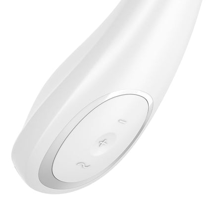 Satisfyer G-Spot Wave 2 - White - White 23.6 cm USB Rechargeable Flicking Tip Vibrator Satisfyer