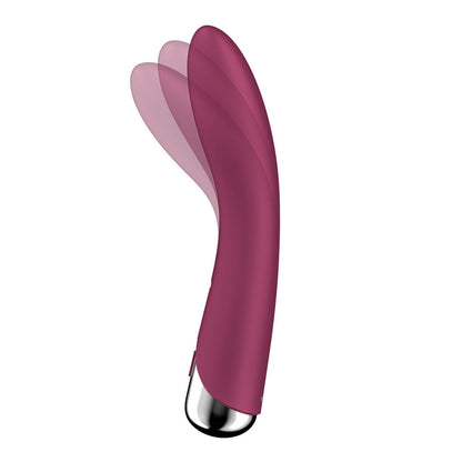 Satisfyer Spinning Vibe 1 - Red - Red 17.8 cm USB Rechargeable Rotating Vibrator Satisfyer