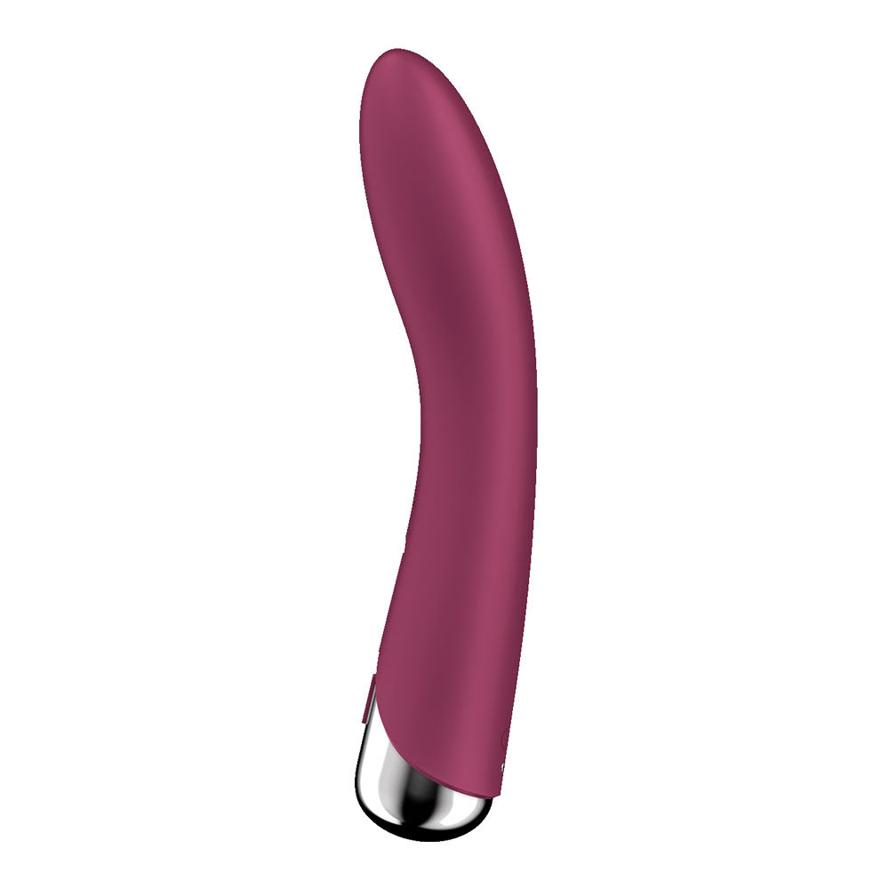 Satisfyer Spinning Vibe 1 - Red - Red 17.8 cm USB Rechargeable Rotating Vibrator Satisfyer