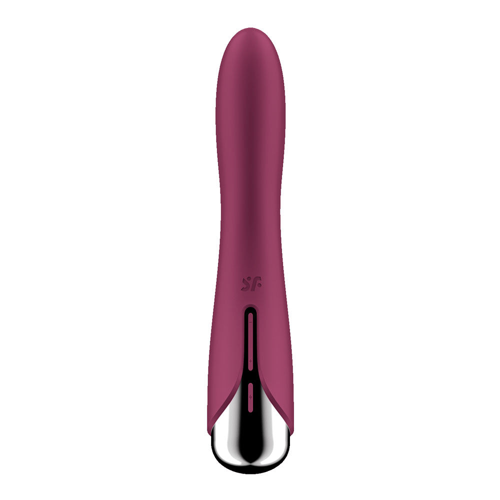 Satisfyer Spinning Vibe 1 - Red - Red 17.8 cm USB Rechargeable Rotating Vibrator Satisfyer