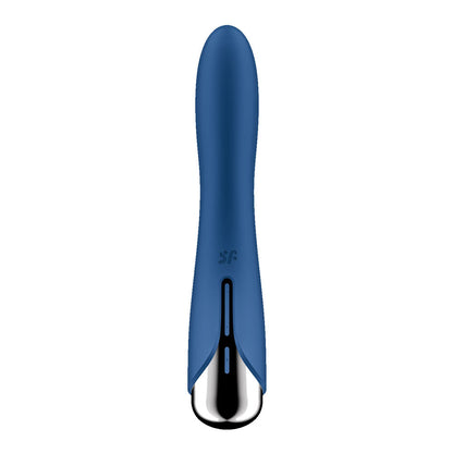 Satisfyer Spinning Vibe 1 - Blue - Blue 17.8 cm USB Rechargeable Rotating Vibrator Satisfyer