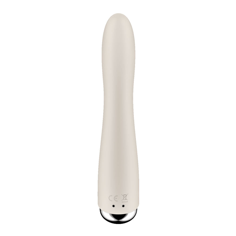 Satisfyer Spinning Vibe 1 - Blue - Blue 17.8 cm USB Rechargeable Rotating Vibrator Satisfyer