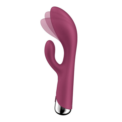 Satisfyer Spinning Rabbit 1 - Red - Red 20 cm USB Rechargeable Rotating Rabbit Vibrator Satisfyer