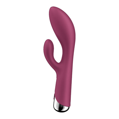 Satisfyer Spinning Rabbit 1 - Red - Red 20 cm USB Rechargeable Rotating Rabbit Vibrator Satisfyer