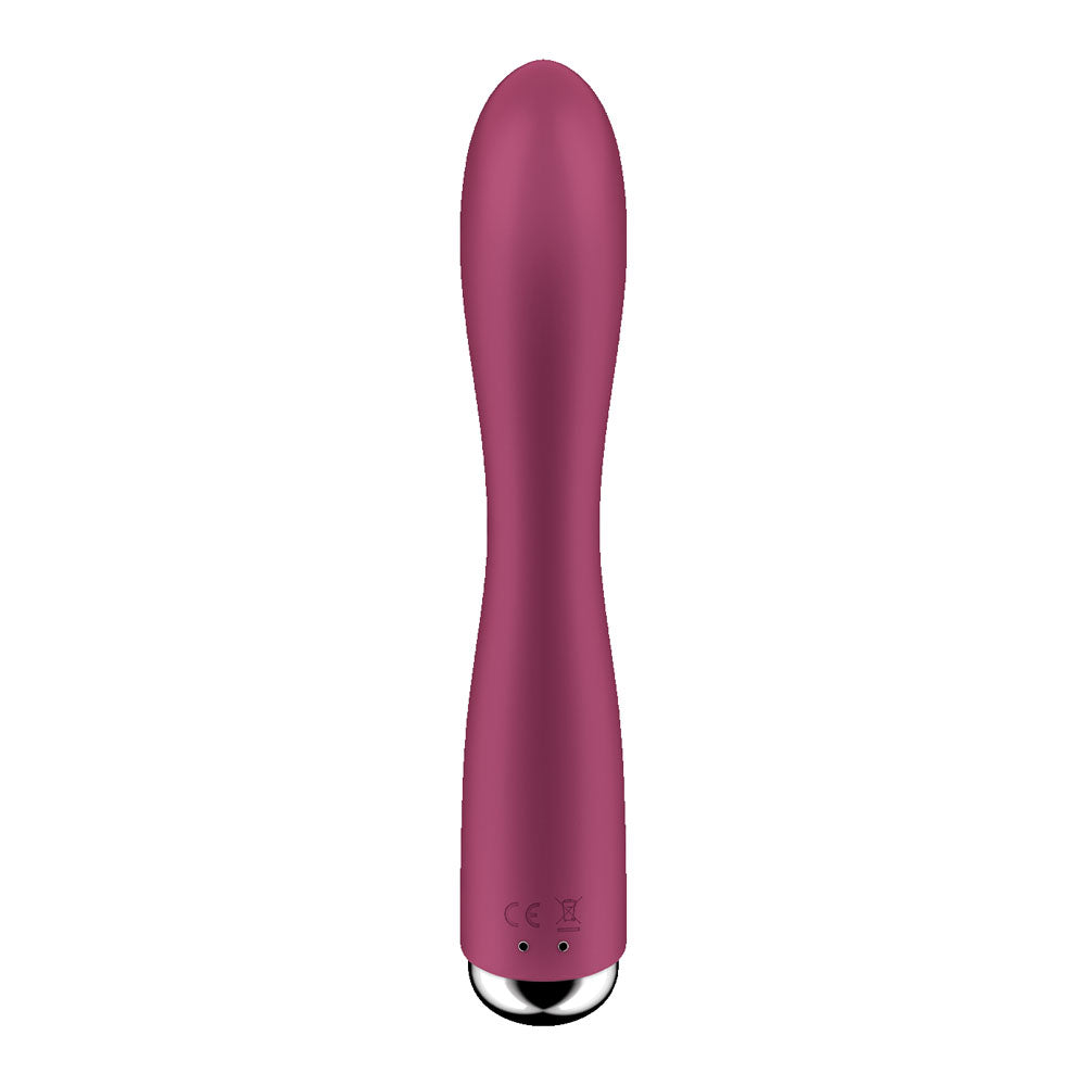 Satisfyer Spinning Rabbit 1 - Red - Red 20 cm USB Rechargeable Rotating Rabbit Vibrator Satisfyer