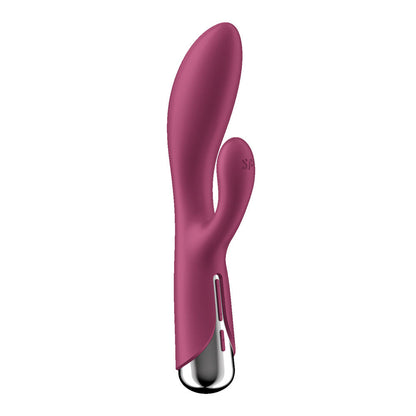 Satisfyer Spinning Rabbit 1 - Red - Red 20 cm USB Rechargeable Rotating Rabbit Vibrator Satisfyer