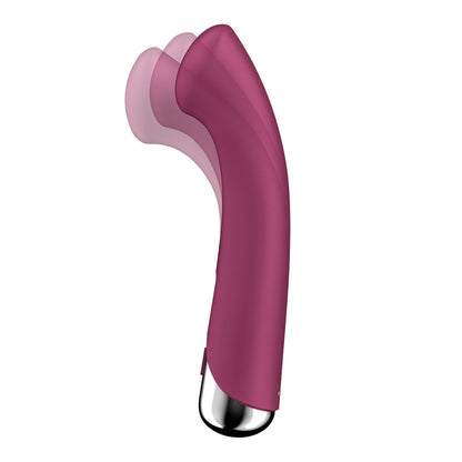 Satisfyer Spinning G-Spot 1 - Red - Red 16.5 cm USB Rechargeable Rotating Vibrator Satisfyer