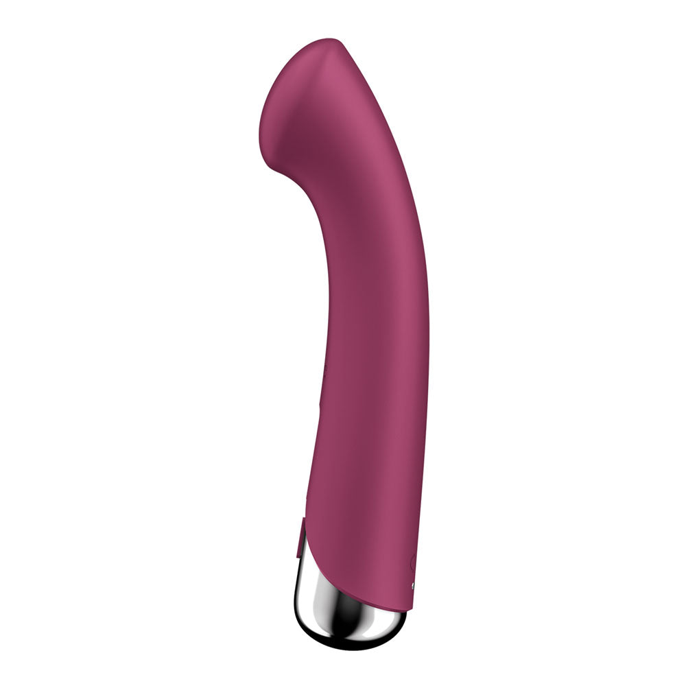 Satisfyer Spinning G-Spot 1 - Red - Red 16.5 cm USB Rechargeable Rotating Vibrator Satisfyer