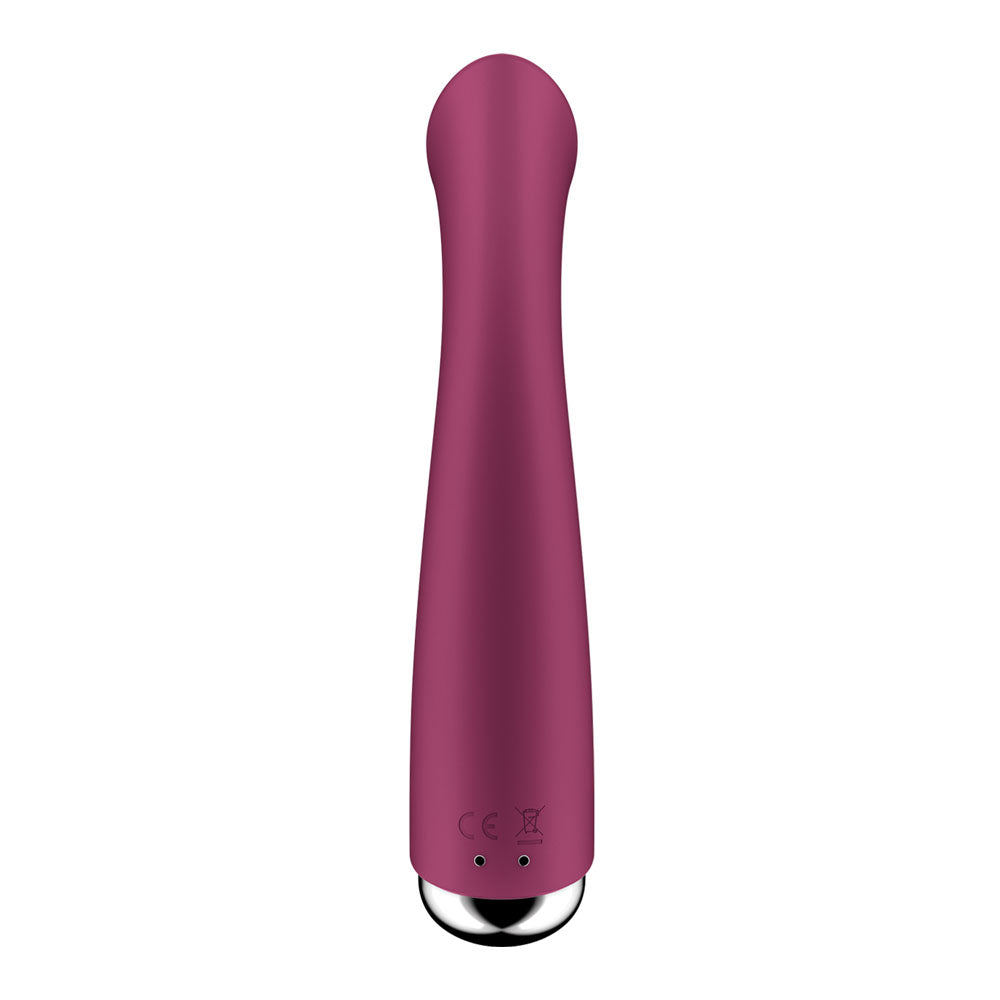 Satisfyer Spinning G-Spot 1 - Red - Red 16.5 cm USB Rechargeable Rotating Vibrator Satisfyer