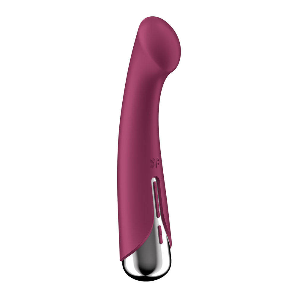 Satisfyer Spinning G-Spot 1 - Red - Red 16.5 cm USB Rechargeable Rotating Vibrator Satisfyer