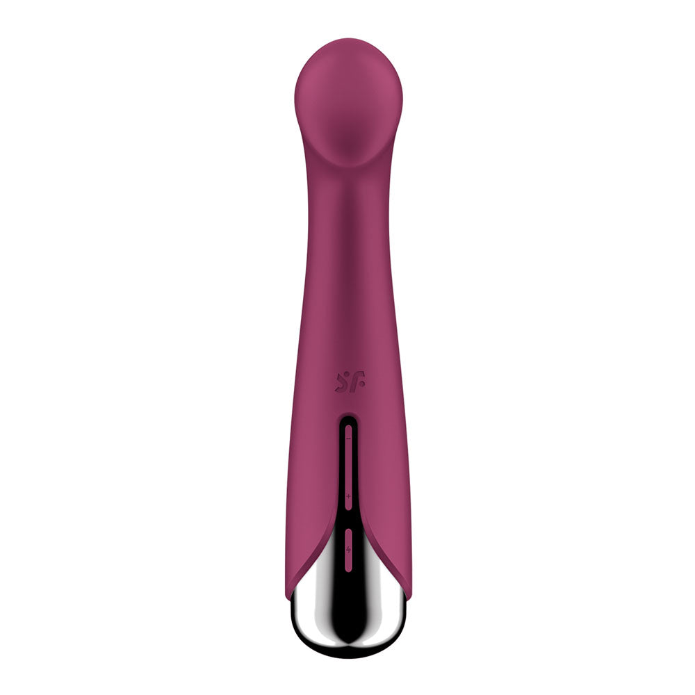 Satisfyer Spinning G-Spot 1 - Red - Red 16.5 cm USB Rechargeable Rotating Vibrator Satisfyer