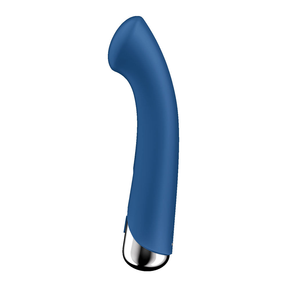 Satisfyer Spinning G-Spot 1 - Blue - Blue 16.5 cm USB Rechargeable Rotating Vibrator Satisfyer