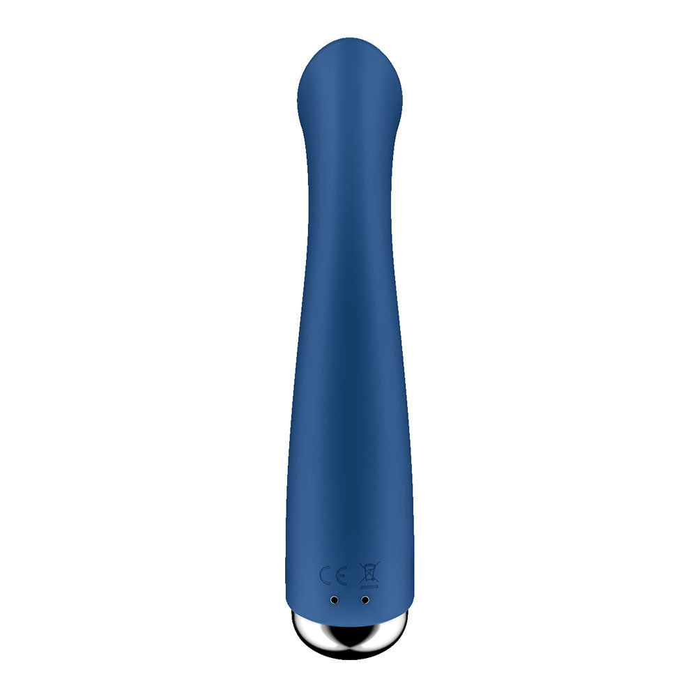 Satisfyer Spinning G-Spot 1 - Blue - Blue 16.5 cm USB Rechargeable Rotating Vibrator Satisfyer