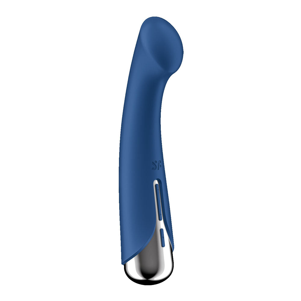 Satisfyer Spinning G-Spot 1 - Blue - Blue 16.5 cm USB Rechargeable Rotating Vibrator Satisfyer