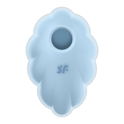 Satisfyer Cloud Dancer - Blue - Blue USB Rechargeable Vibrating Air Pulse Stimulator Satisfyer