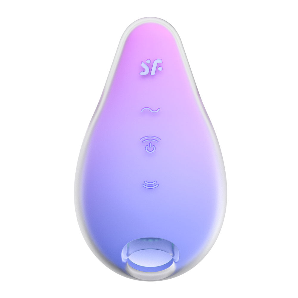 Satisfyer Mermaid Vibes - Violet/Pink - Violet/Pink USB Rechargeable Air Pulse Stimulator Satisfyer