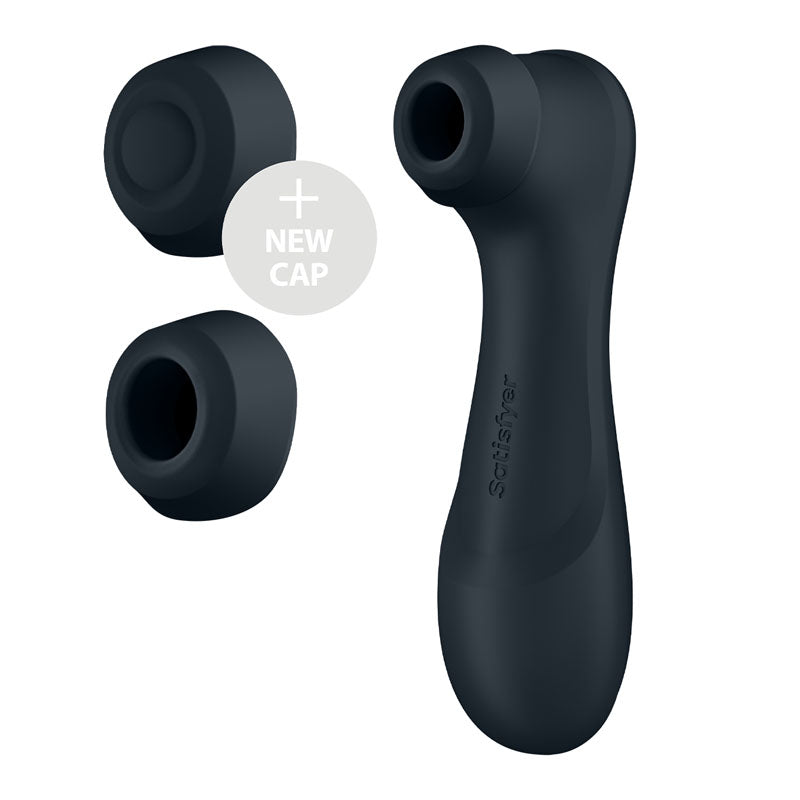 Satisfyer Pro 2 Generation 3 with App Control - Dark Grey - Dark Grey Touch-Free USB-Rechargeable Clitoral Stimulator Satisfyer