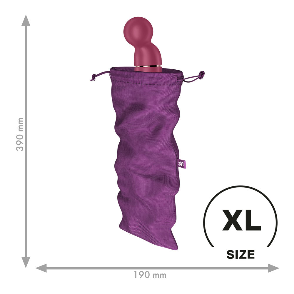 Satisfyer Treasure Bag XLarge - Violet - Violet XL Toy Storage Bag Satisfyer