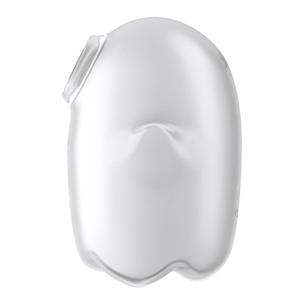 Satisfyer Glowing Ghost - White - Glow in Dark White USB Rechargeable Air Pulse Stimulator Satisfyer