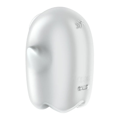 Satisfyer Glowing Ghost - White - Glow in Dark White USB Rechargeable Air Pulse Stimulator Satisfyer