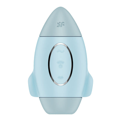 Satisfyer Mission Control - Blue - Blue USB Rechargeable Vibrating Air Pulse Stimulator Satisfyer