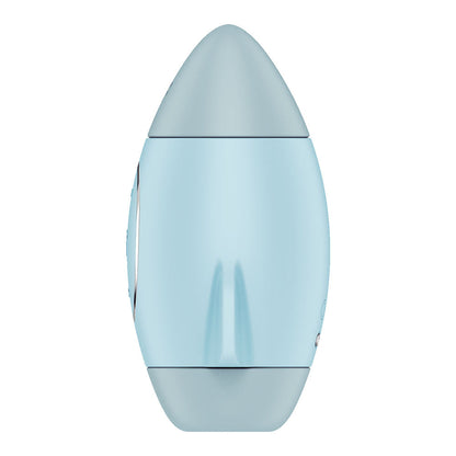 Satisfyer Mission Control - Blue - Blue USB Rechargeable Vibrating Air Pulse Stimulator Satisfyer