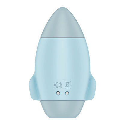 Satisfyer Mission Control - Blue - Blue USB Rechargeable Vibrating Air Pulse Stimulator Satisfyer