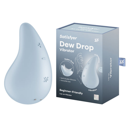 Satisfyer Dew Drop - Light Blue USB Rechargeable Stimulator Blue - Club X