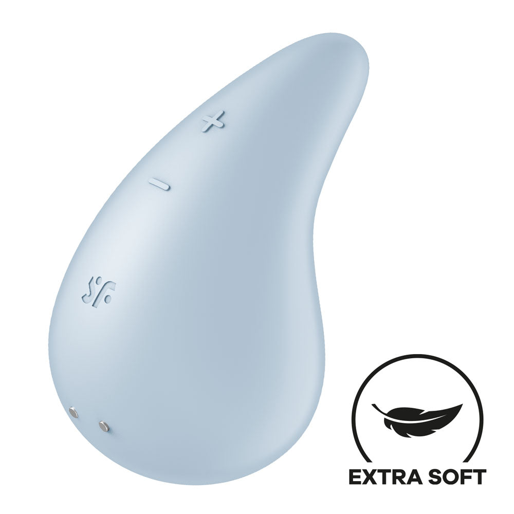 Satisfyer Dew Drop - Light Blue USB Rechargeable Stimulator Satisfyer