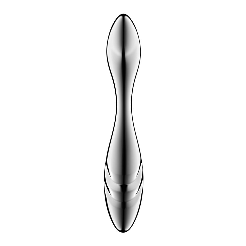 Satisfyer Pure Gravity 3 - Chrome Steel 21 cm Dildo Satisfyer
