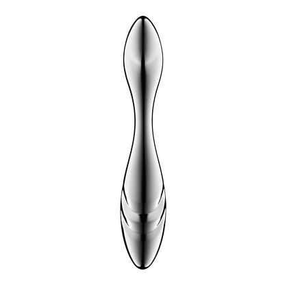 Satisfyer Pure Gravity 3 - Chrome Steel 21 cm Dildo