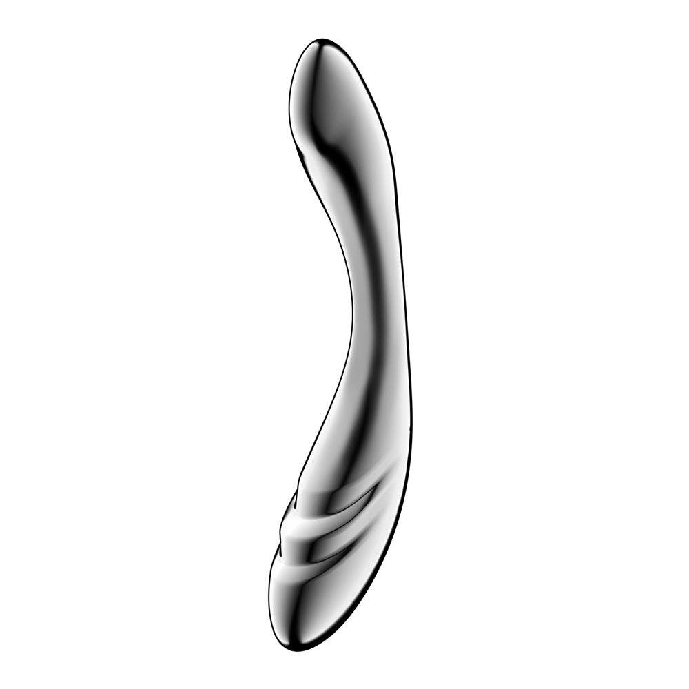 Satisfyer Pure Gravity 3 - Chrome Steel 21 cm Dildo Satisfyer
