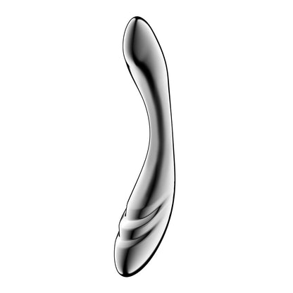 Satisfyer Pure Gravity 3 - Chrome Steel 21 cm Dildo