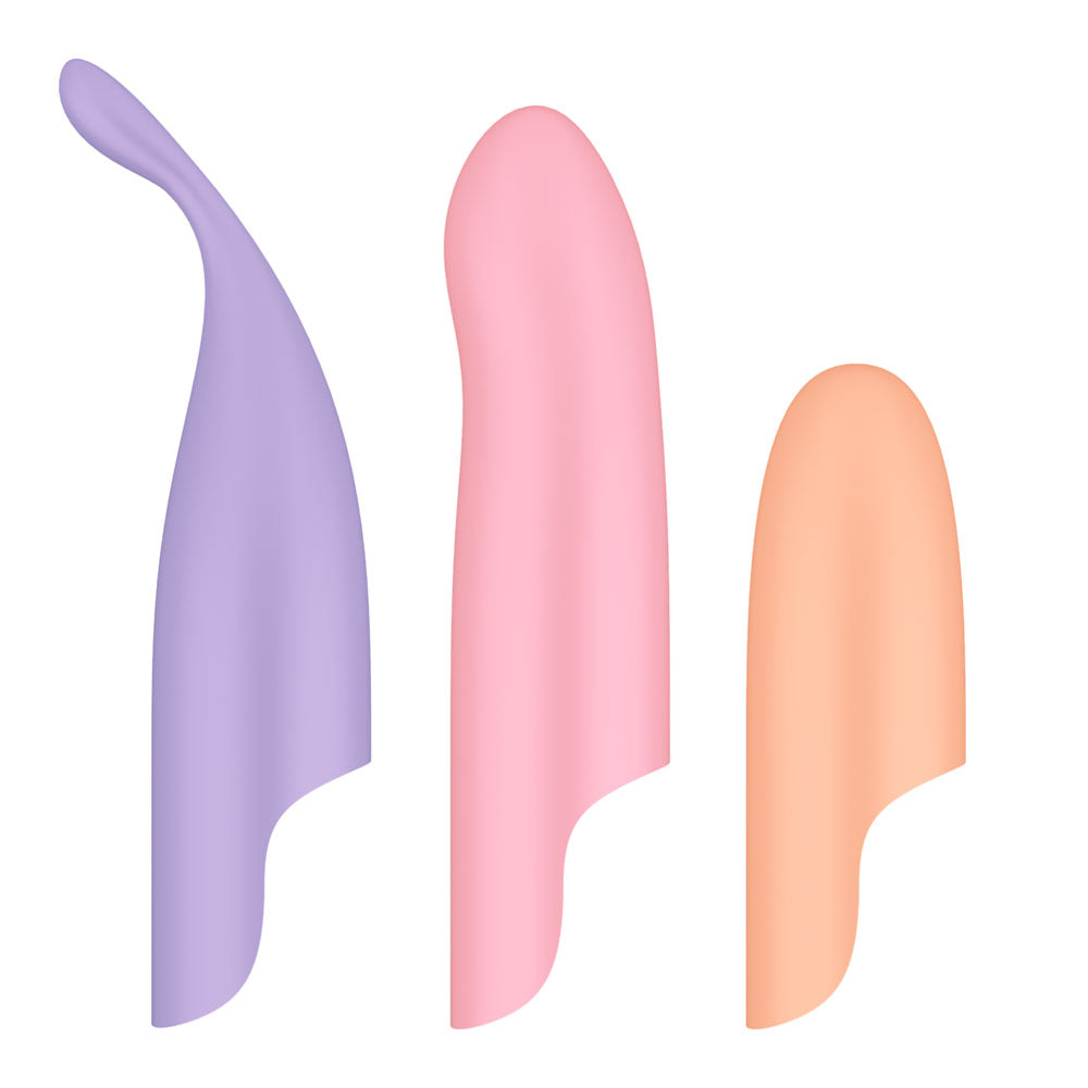 Satisfyer Playful Four - USB Rechargeable Vibrator with 4 Interchangeable Satisfyer