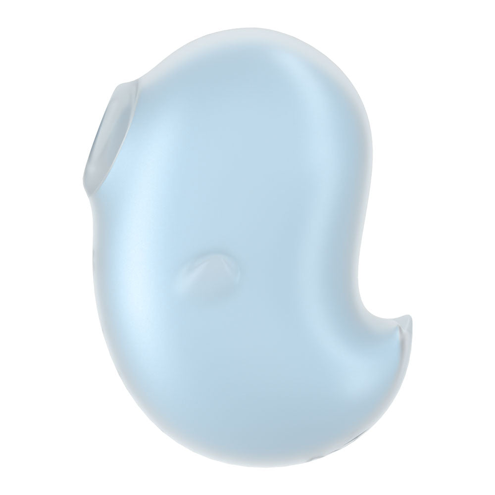 Satisfyer Cutie Ghost - Blue - Blue USB Rechargeable Air Pulse Stimulator Satisfyer