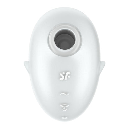 Satisfyer Cutie Ghost - White - White USB Rechargeable Air Pulse Stimulator Satisfyer