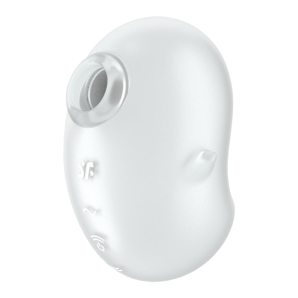 Satisfyer Cutie Ghost - White - White USB Rechargeable Air Pulse Stimulator Satisfyer