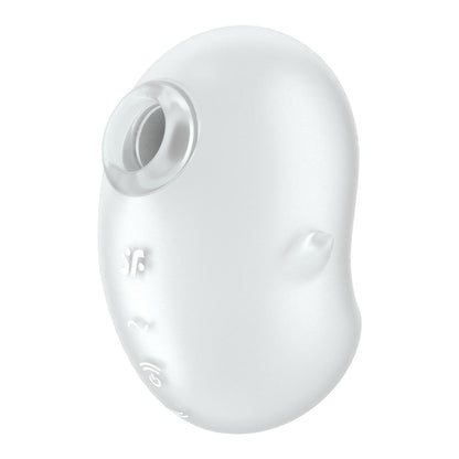 Satisfyer Cutie Ghost - White - White USB Rechargeable Air Pulse Stimulator Satisfyer