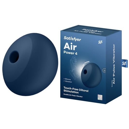 Satisfyer Air Power 4 - Navy USB Rechargeable Air Pulse Stimulator Satisfyer