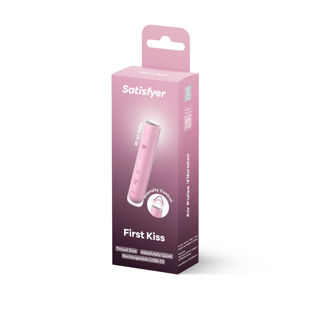 Satisfyer First Kiss - Pink USB Rechargeable Air Pulse Stimulator Satisfyer