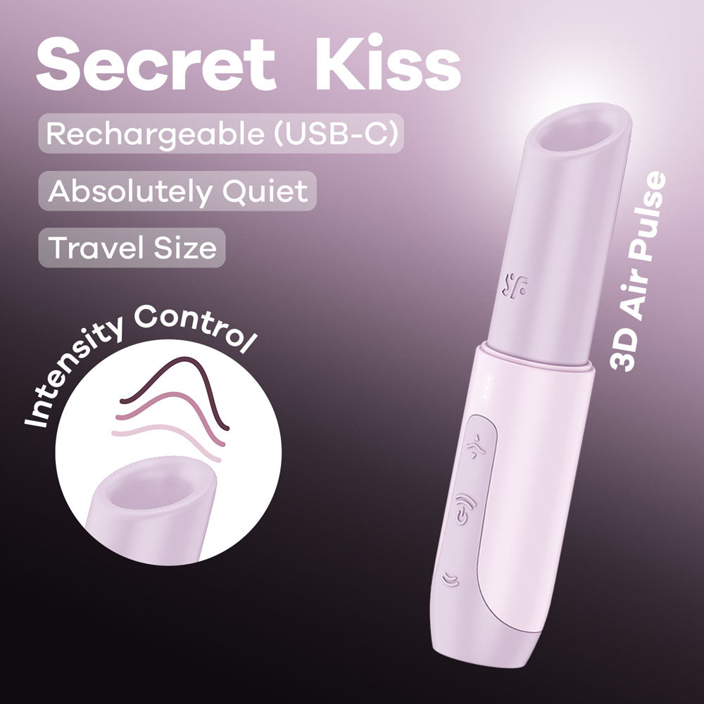 Satisfyer Secret Kiss - Lilac USB Rechargeable Air Pulse Stimulator Satisfyer