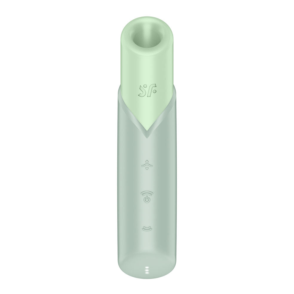 Satisfyer Naughty Kiss - Mint Green USB Rechargeable Air Pulse Stimulator Satisfyer